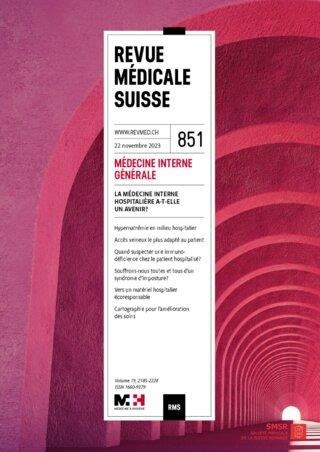 Revue médicale suisse N° 851 novembre 2023