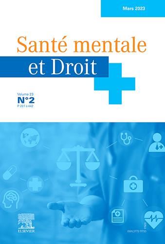 Santé mentale et droit N° 5, volume 24 octobre 2024